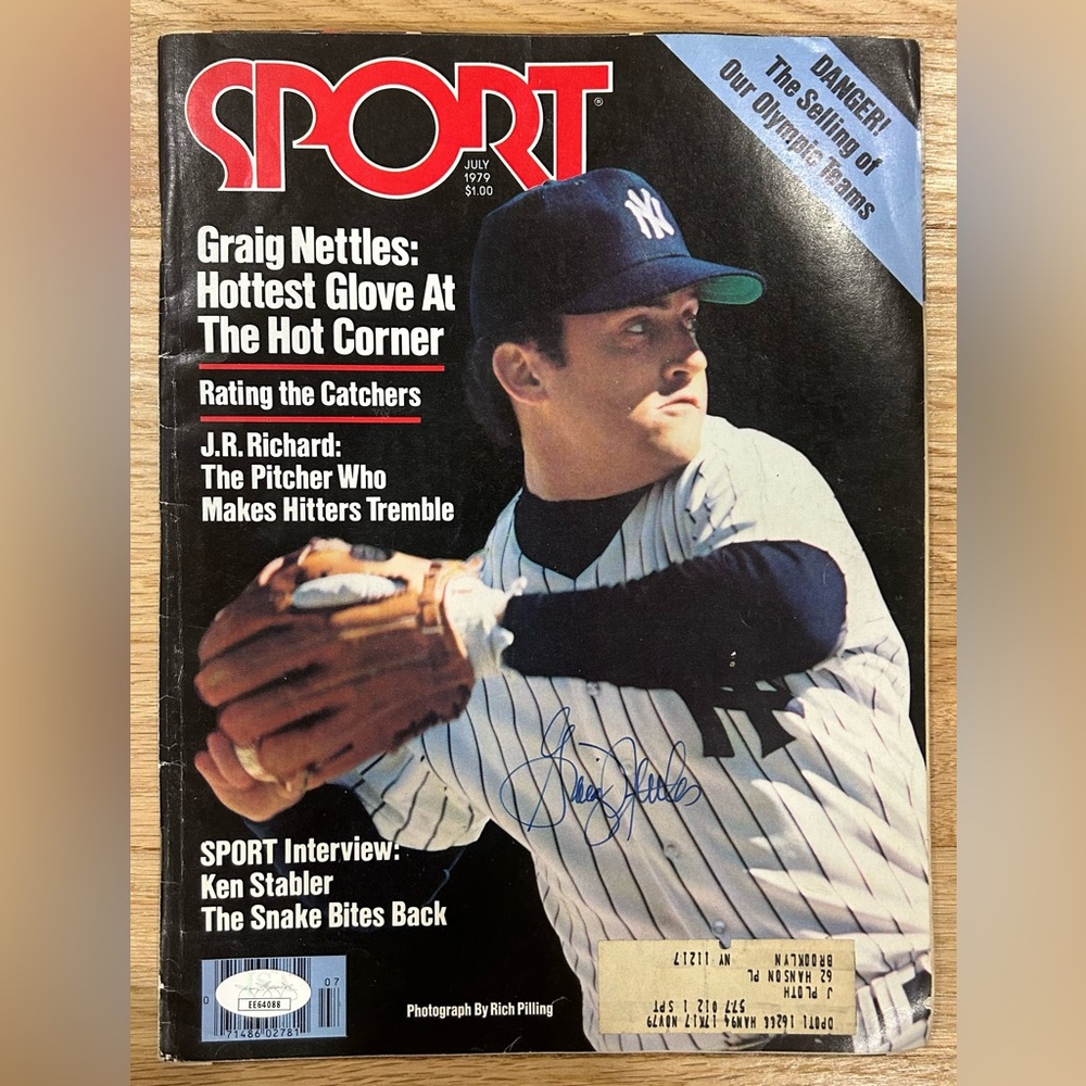 Graig Nettles Signed 7/1979 SPORT Magazine – Yankees – JSA EE64088